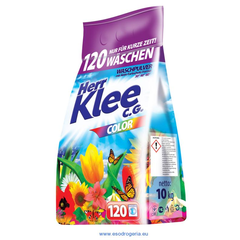 Herr Klee prací prášok Color 10kg=120PD