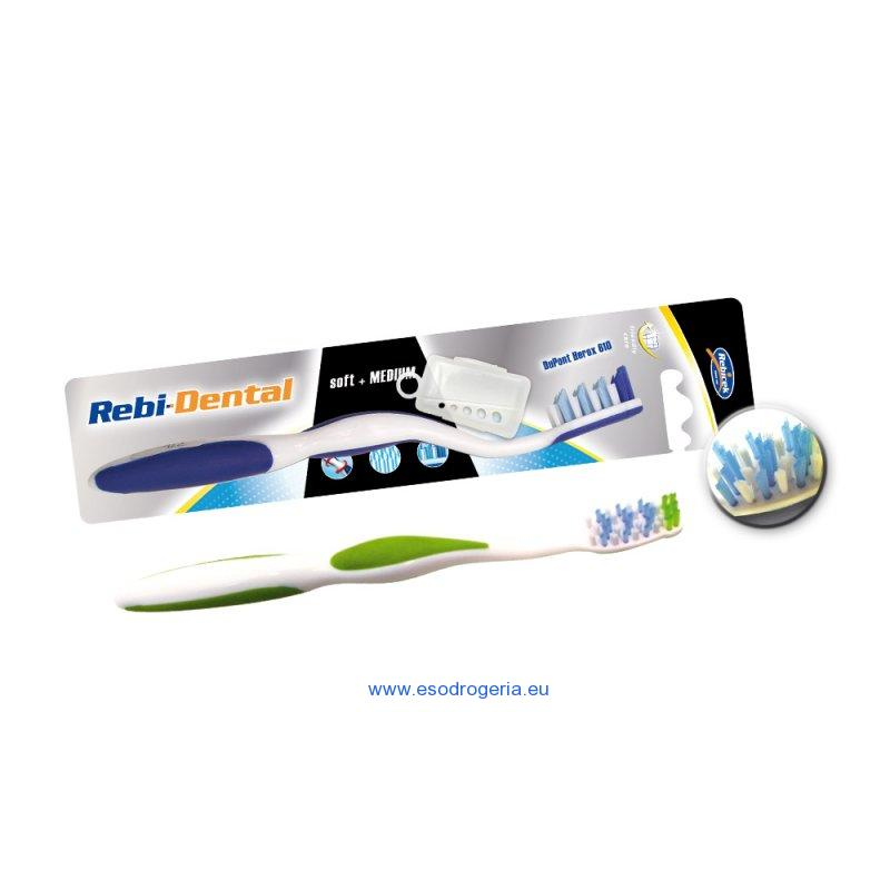 Rebi- dental zubná kefka s krytom M47 stredne mäkká
