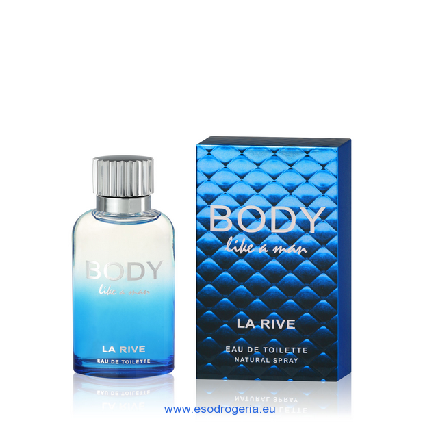 La rive men body like a man edt 90ml